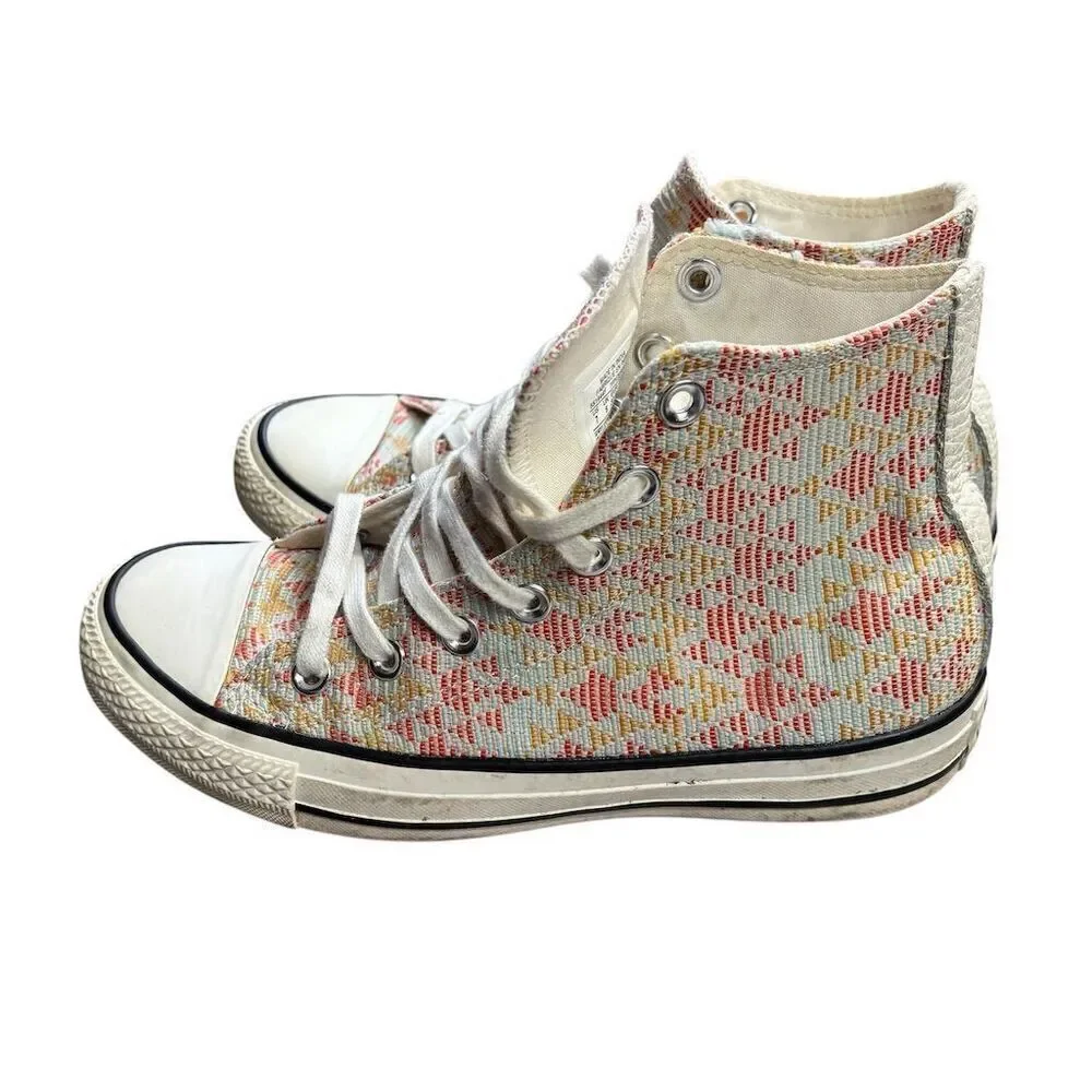 Converse Chuck Taylor All Star High Top Sneakers Natural Brake Light Size‎ 7